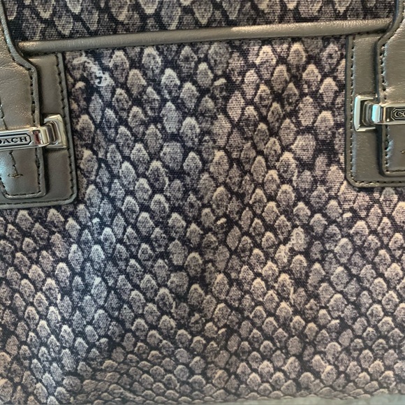 NWOT! $398 Coach Carryall Taylor Snake Print Leather Tote Satchel F26034 - 2013 - Picture 4 of 16